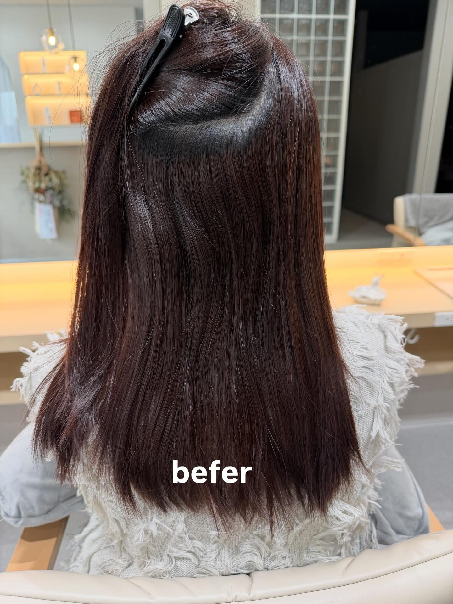 hair  salon to-ne,では髪質改善ストレートを