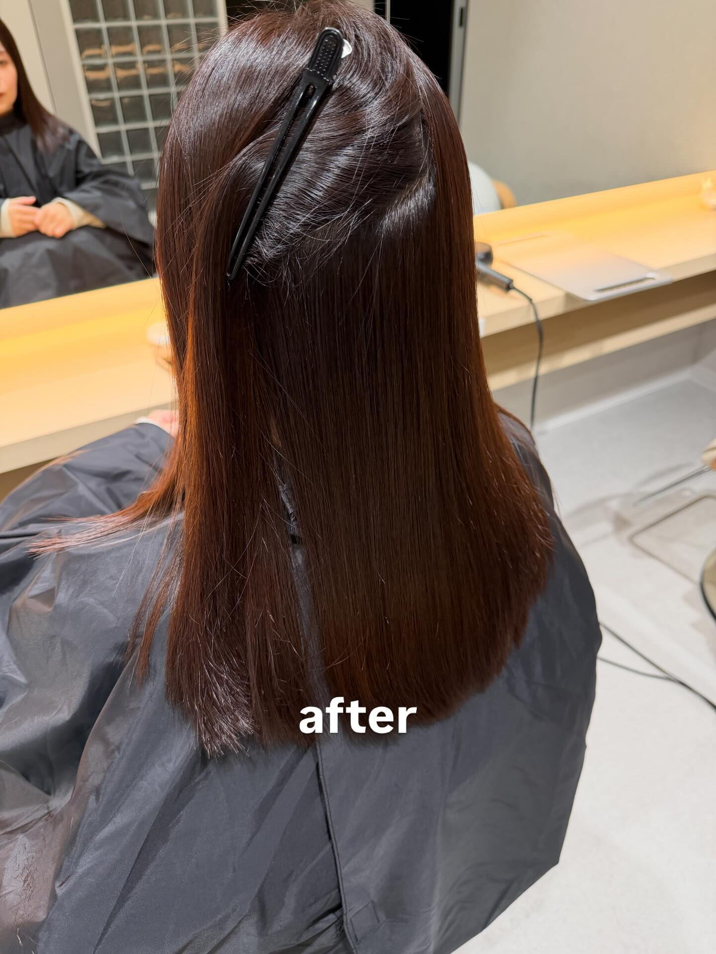 hair  salon to-ne,では髪質改善ストレートを